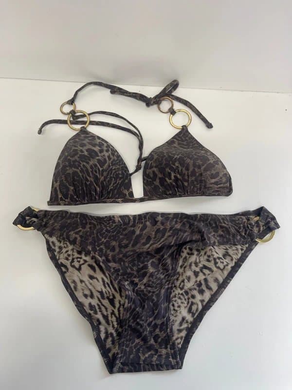 New Look Fabulous New Look animal print bikini Uk12 summer boho AE587