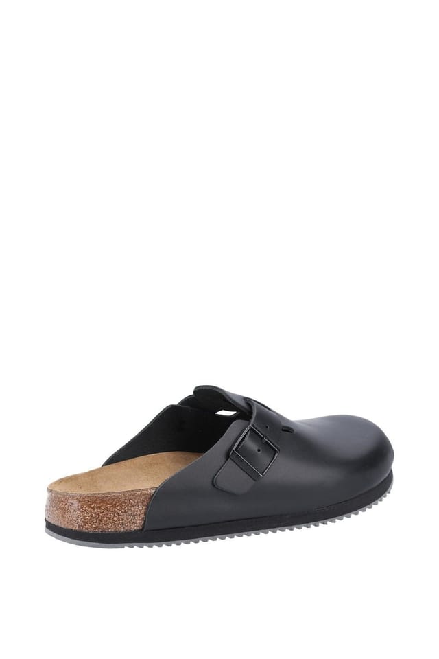 Birkenstock Occupational Birkenstock Occupational Men's 'Boston Super Grip' Leather Clogs in Black - 2