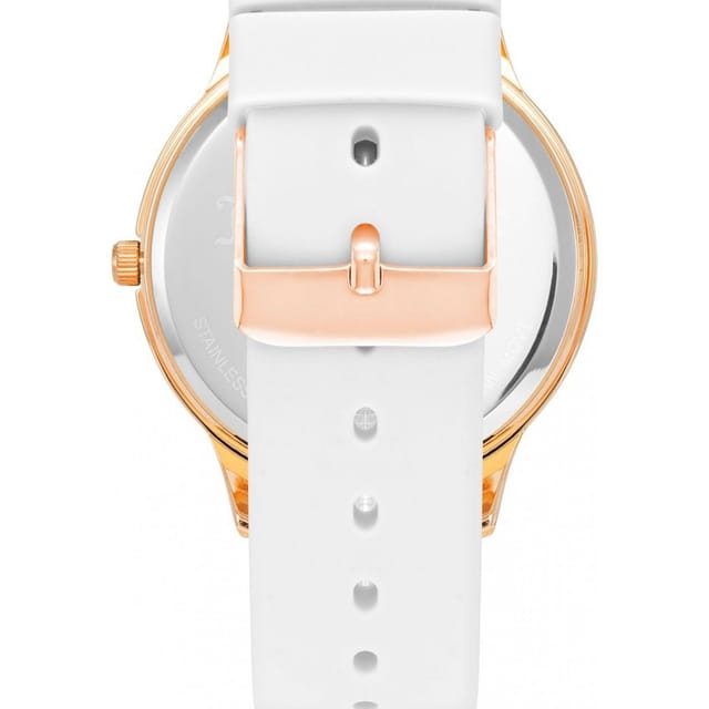 Juicy Couture Juicy Couture Women's JC1342RGWT 38mm Quartz Watch in White - 3