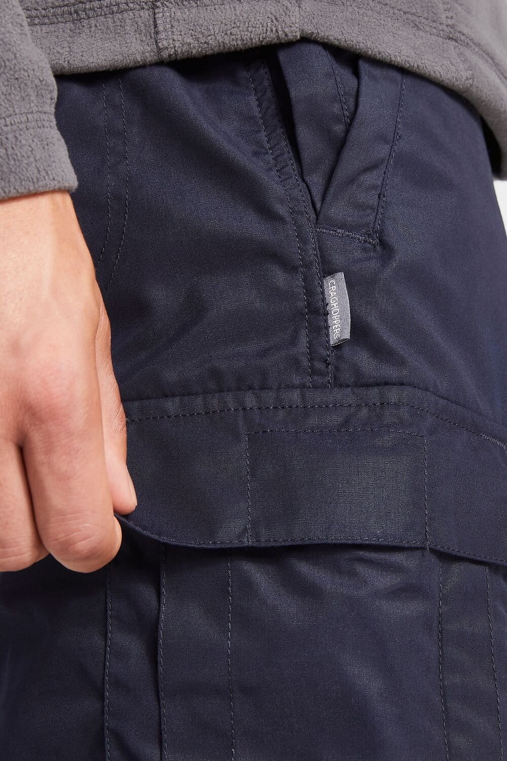 Craghoppers Craghoppers Men's Expert Kiwi Active Anti-Insect Practical Workwear Walking Trousers in Dark Navy - 4
