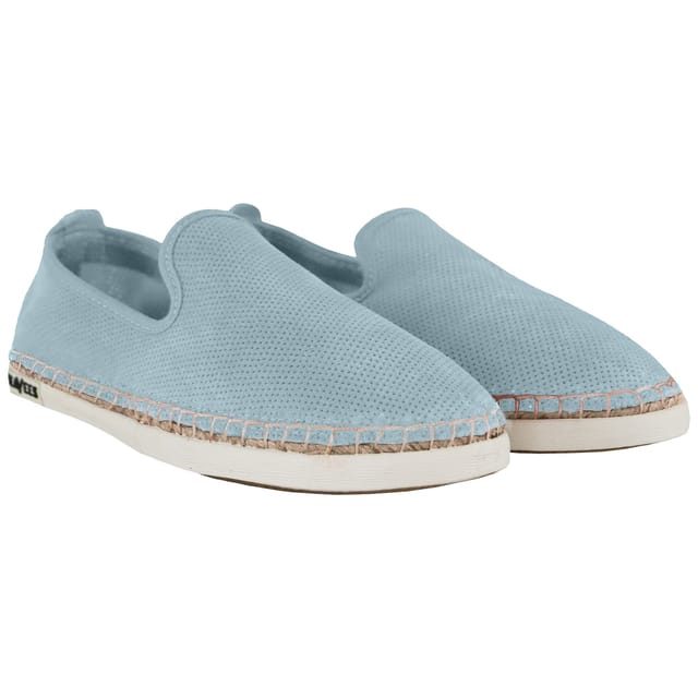 Seavees Seavees Women's Ocean Park Slip-On Blue Suede Leather Shoes - 2
