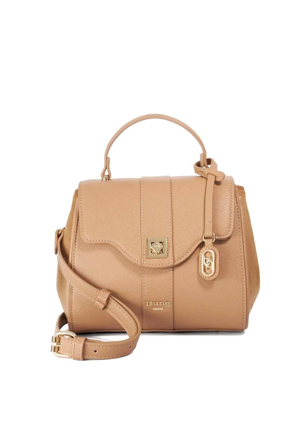 Dune London Dune London Brown Leather Day Bag