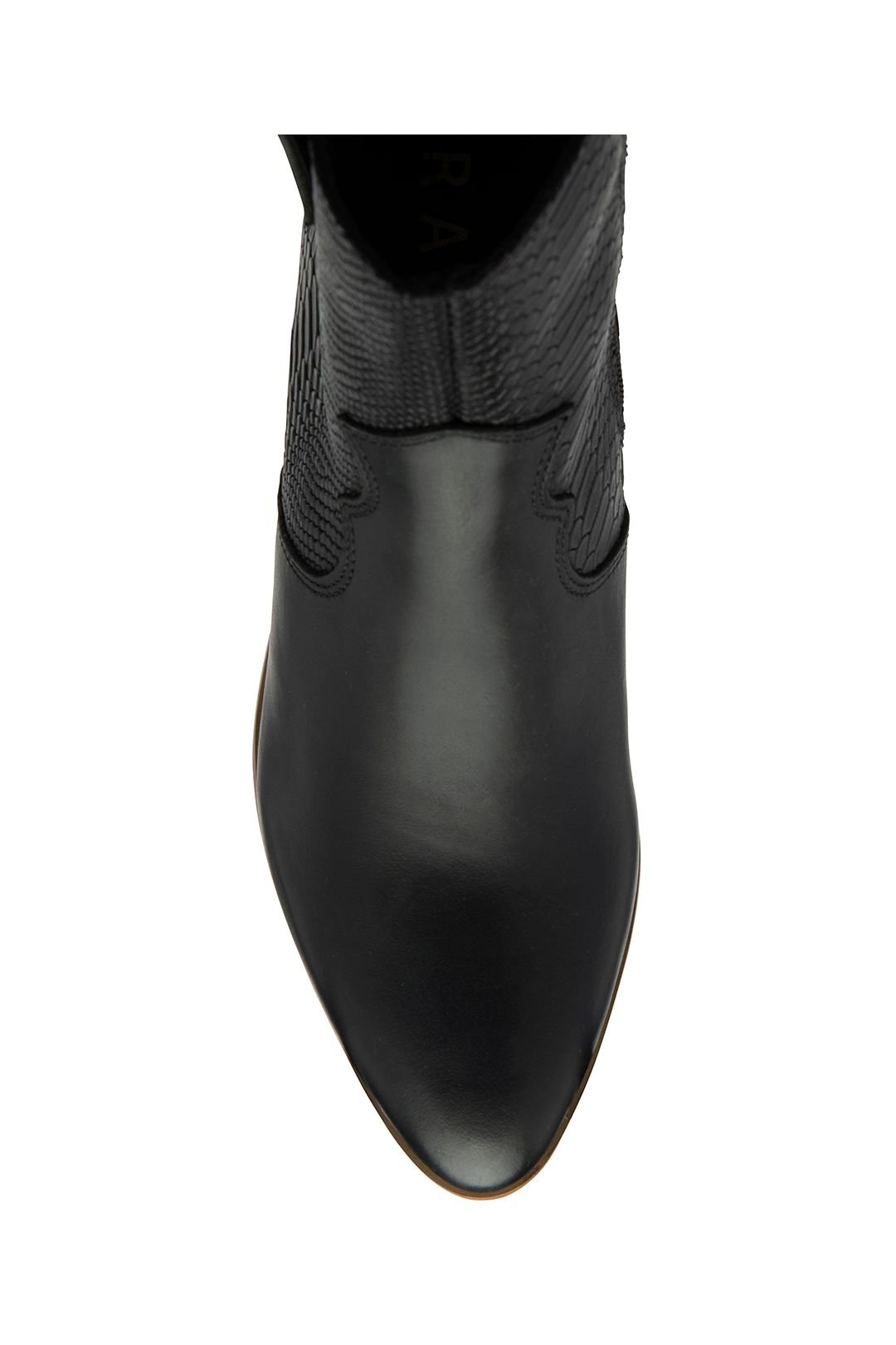 Ravel Ravel Women's 'Dorey' Leather Heeled Ankle Boots in Black - 4