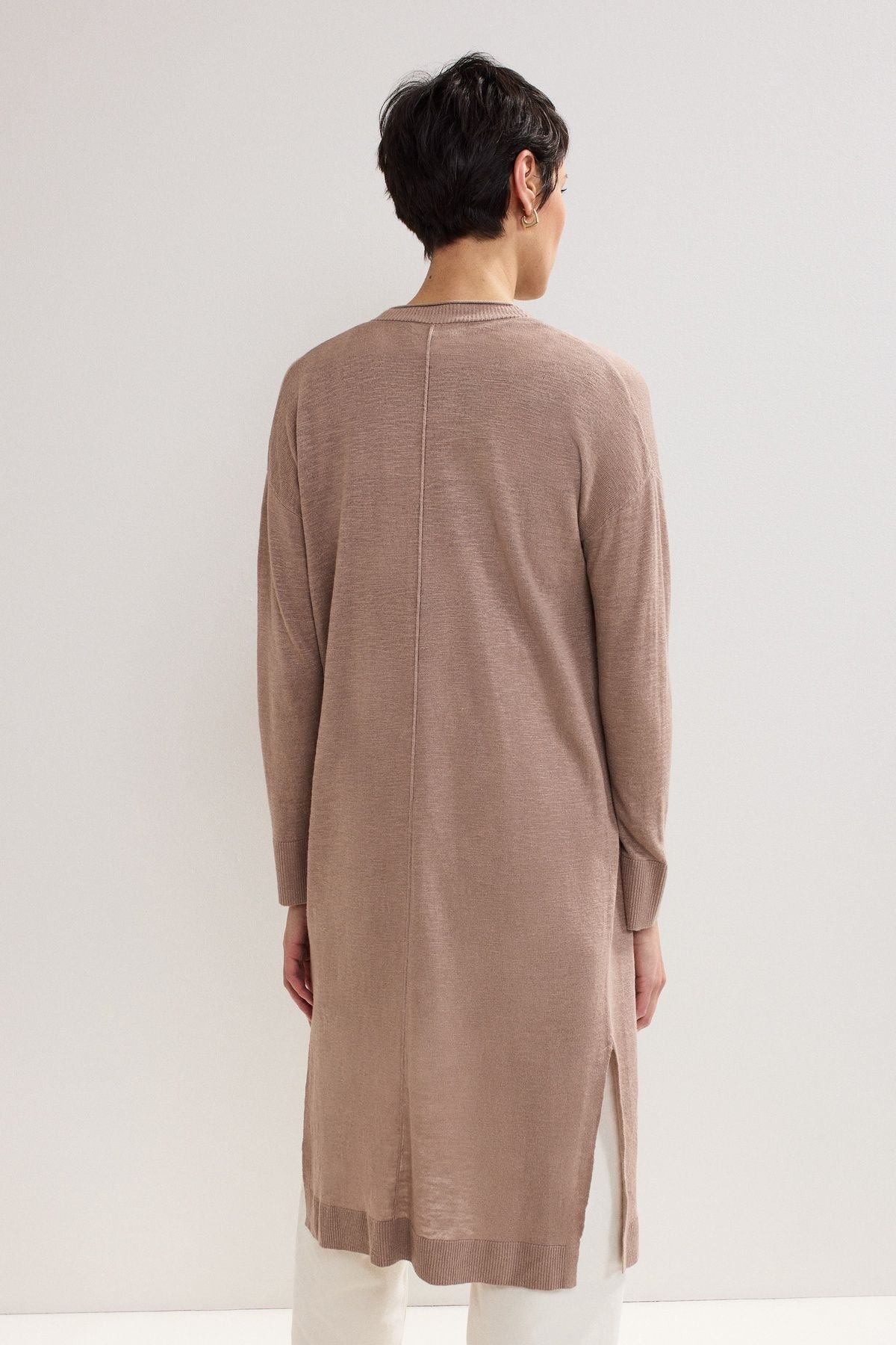 Phase Eight Phase Eight Women's Tasha Linen Cardigan in Fawn - 4