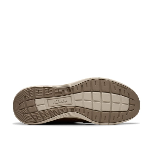 Clarks Clarks Men's Motion Trek EZ Dark Tan Leather Trainers, Walking in Brown - 3