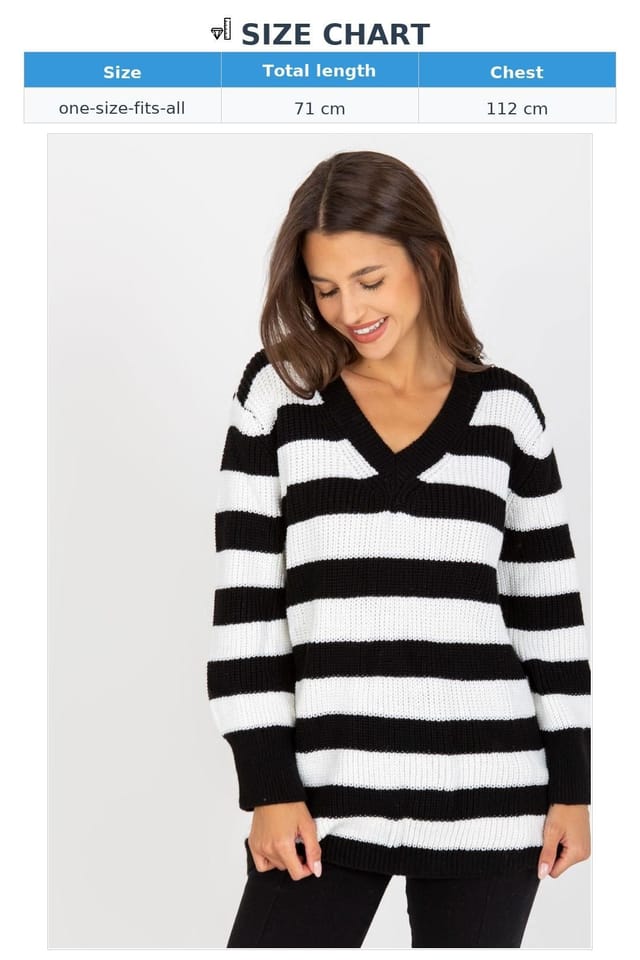 Love Lace Love Lace Women's Everyday Loose Long Sleeve Sweater Drape in Black - 3