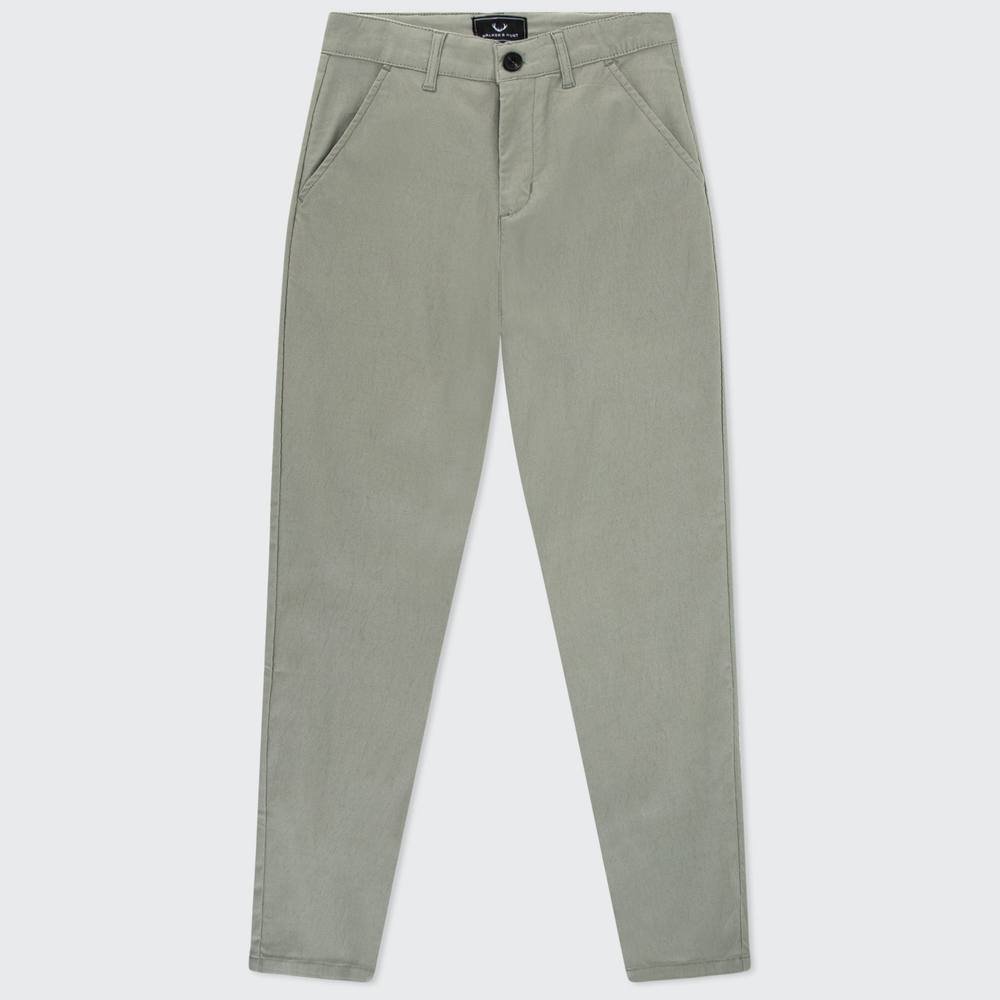 Walker & Hunt Walker & Hunt Men's Smart Pant in Light Green - 1