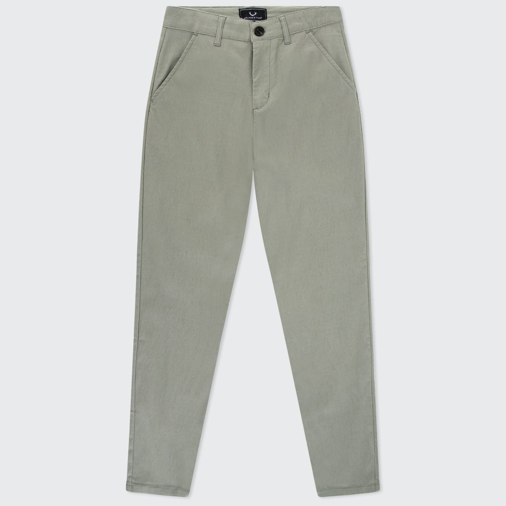 Walker & Hunt Walker & Hunt Light Green Smart Pant for Men