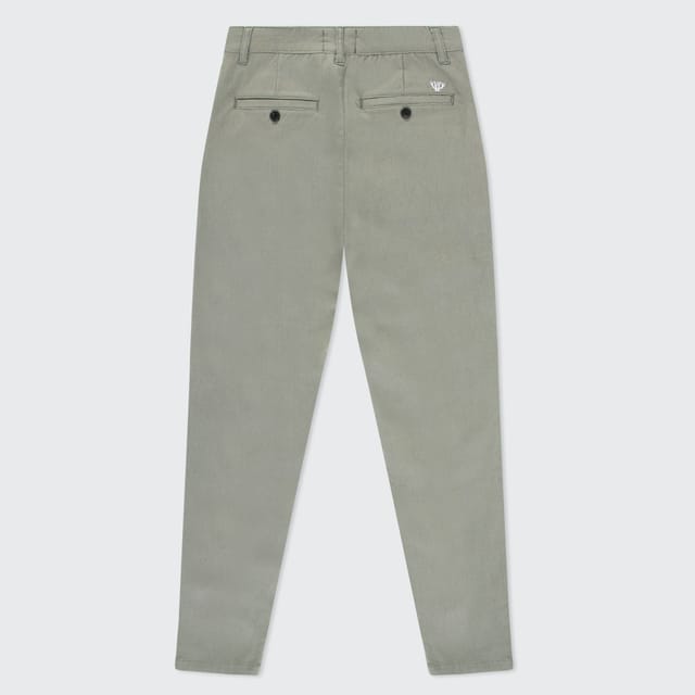 Walker & Hunt Walker & Hunt Men's Smart Pant in Light Green - 2
