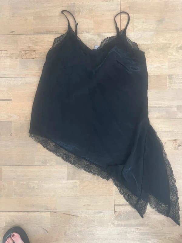 ASOS ASOS reclaimed vintage satin longline cami