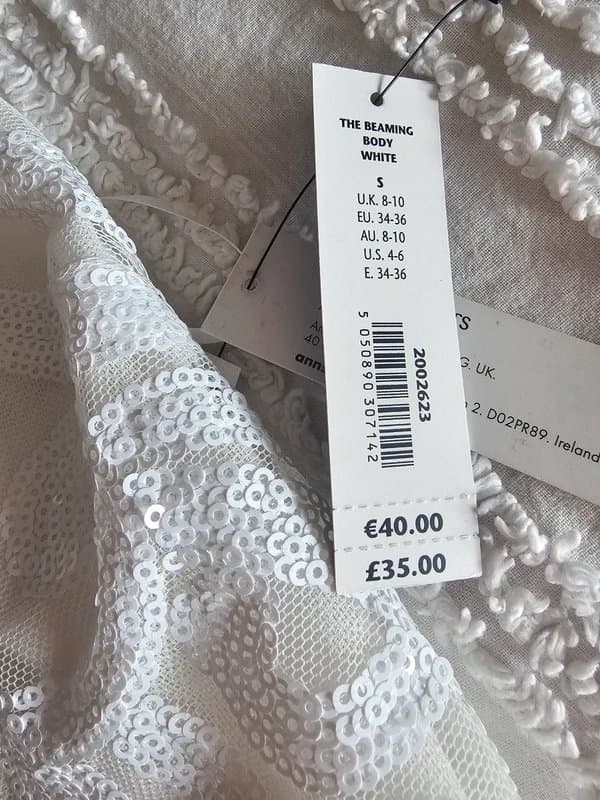 Ann Summers Ann Summers Premium Sequin All in One Body Top