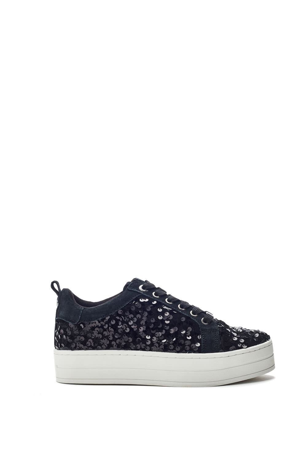 Moda in Pelle Moda In Pelle Women's Buttercupp' Sequin Trainers in Black
