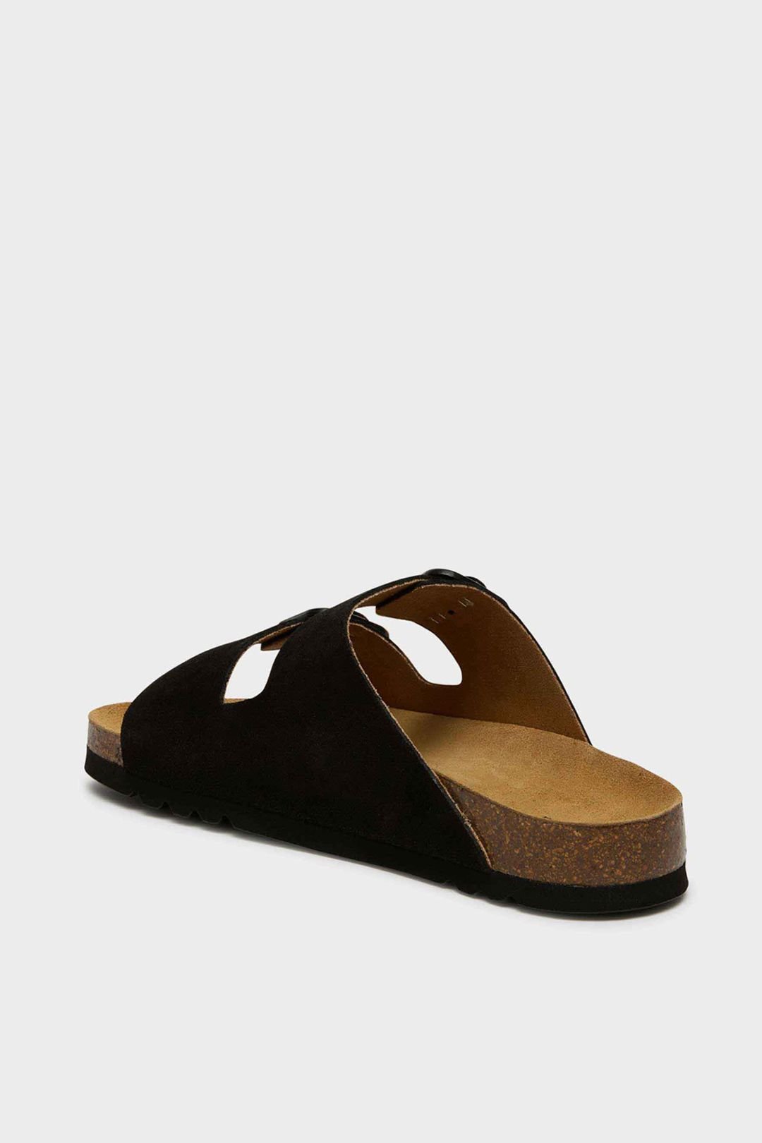 Scholl Scholl Women's Josephine Suede 2 Strap Sandal Black - 4