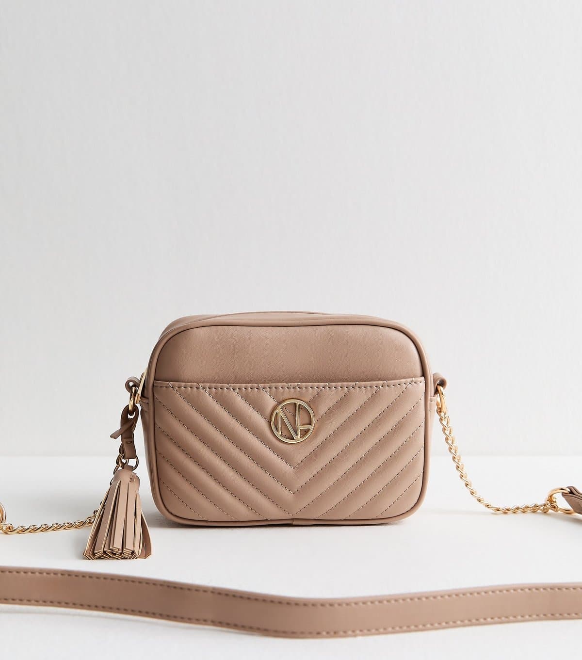 New Look New Look Camel Faux Leather Crossbody Bag