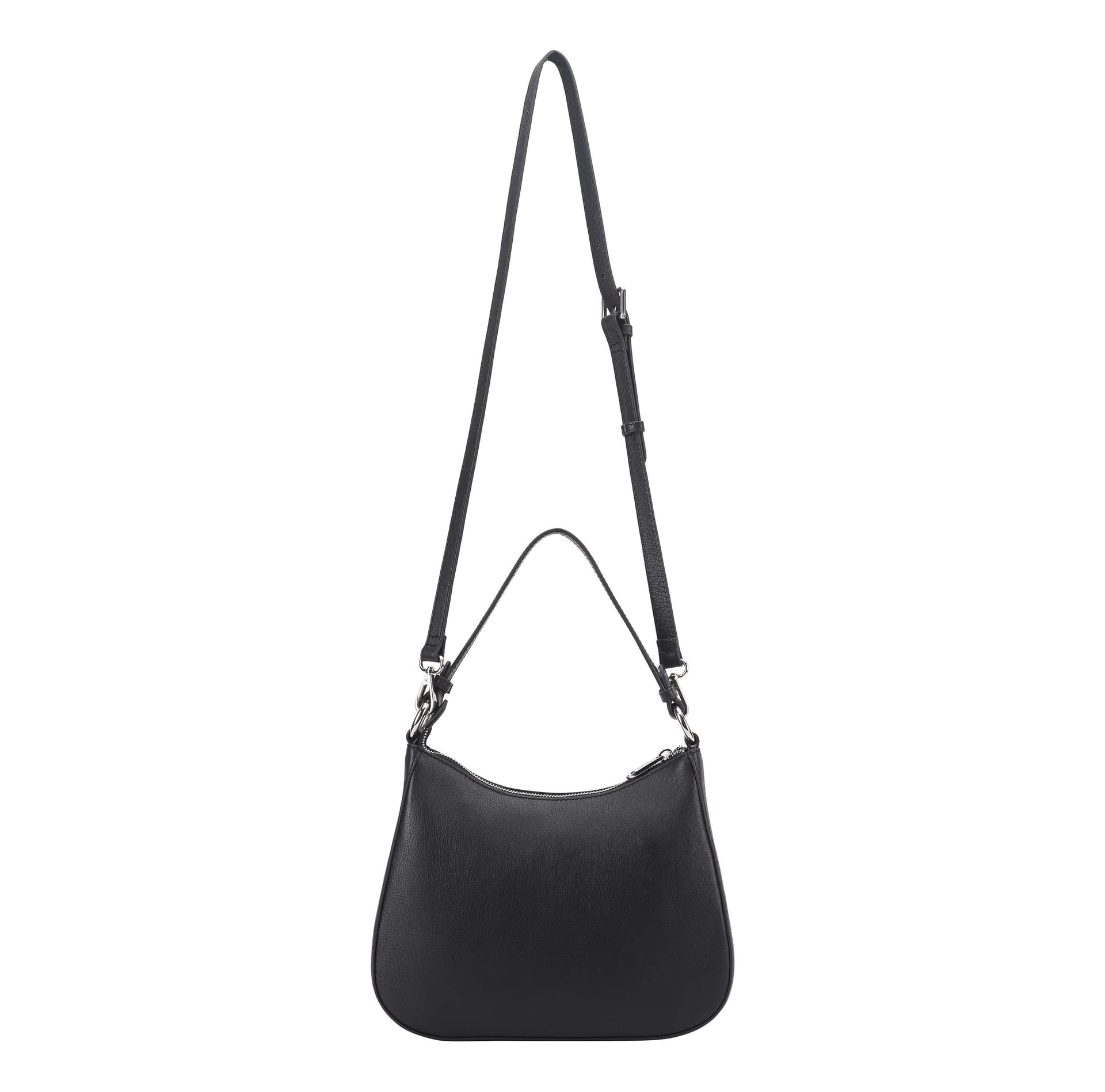 Paul Costelloe Paul Costelloe Women's Lovisa Leather Shoulder Bag in Jet Black - 4
