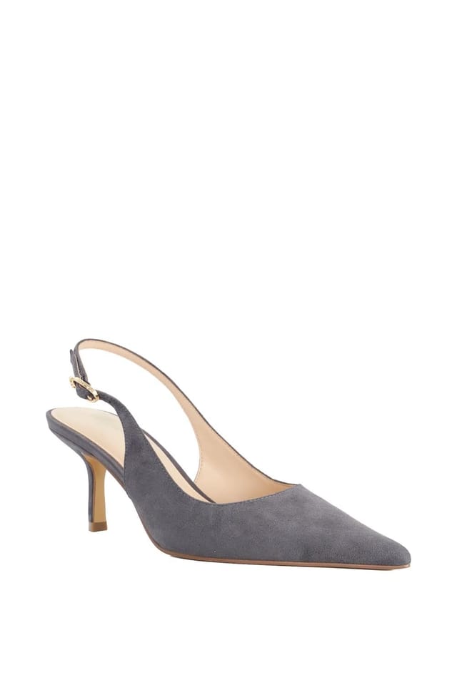 Dune London Dune London Women's 'Celise' Suede Strappy Heels in Grey - 2