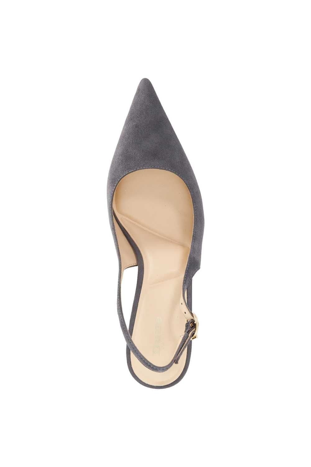Dune London Dune London Women's 'Celise' Suede Strappy Heels in Grey - 4