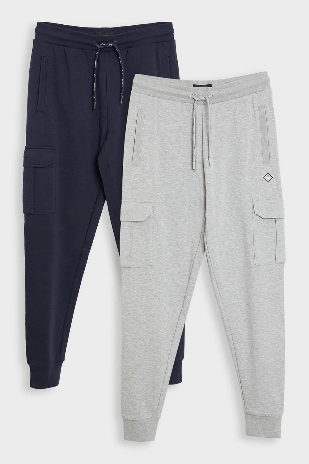 Threadbare Threadbare Men's 2 Pack Cargo Style Joggers