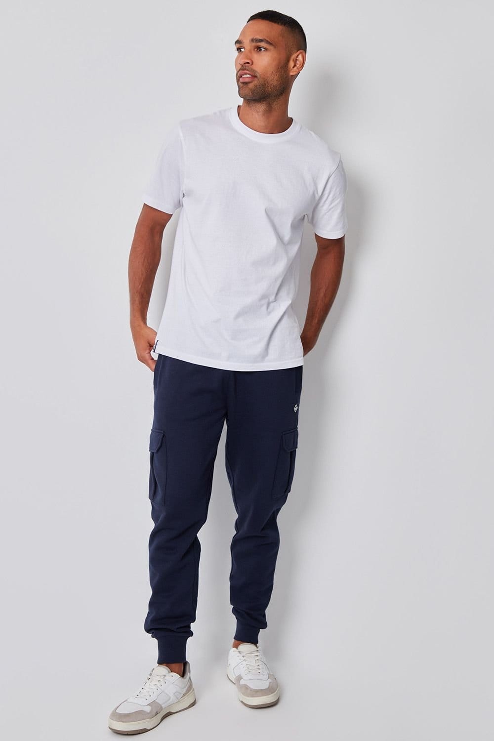 Threadbare Threadbare Men's 2 Pack Cargo Style Joggers - 4