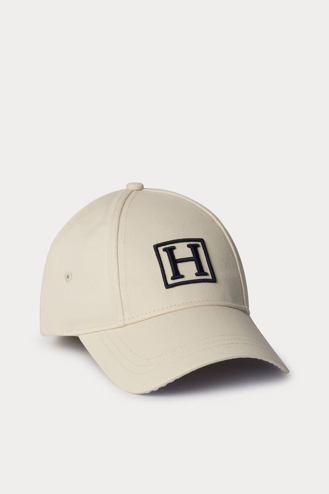 Hackett Hackett Men's Heritage H Box Cap Off-White