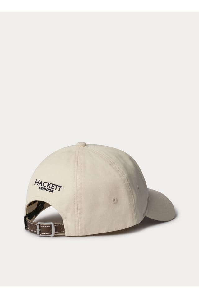 Hackett Hackett Men's Heritage H Box Cap Off-White - 2