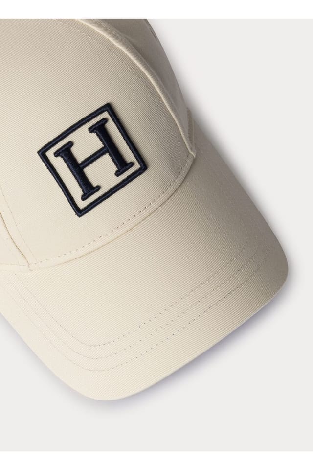Hackett Hackett Men's Heritage H Box Cap Off-White - 3