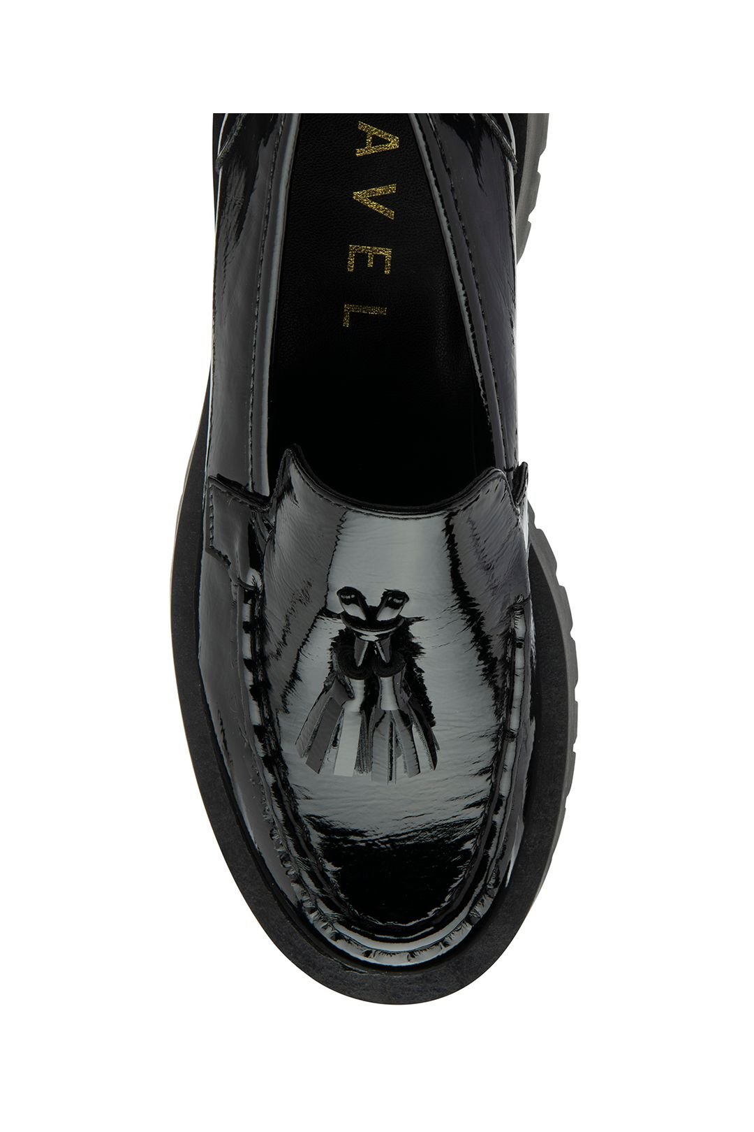 Ravel Ravel Women's Black Patent 'Ord' Almond-Toe Loafers - 4