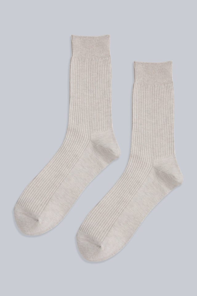 Animal Animal Men's 3 Pack 'Flynn' Ribbed Comfortable Warm Cosy Quarter Length Calf Socks in Navy - 3