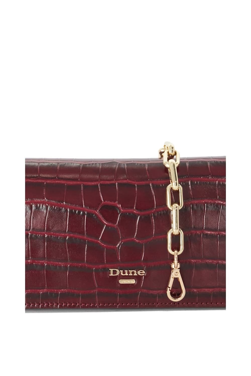 Dune London Dune London Women's 'Bemuse' Leather Clutch in Red - 4