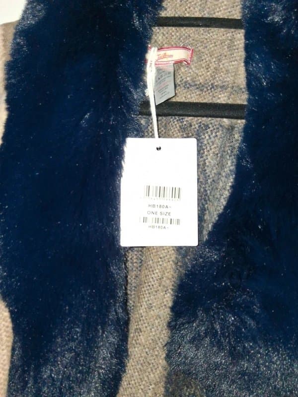 Joe Browns Joe Browns beige and black shawl/cape one size