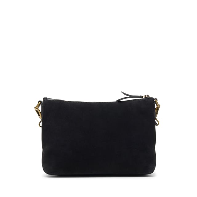 Clarks Clarks Women's Willow Cross Black Suede Shoulder Bag, Cross Body Bag - 2