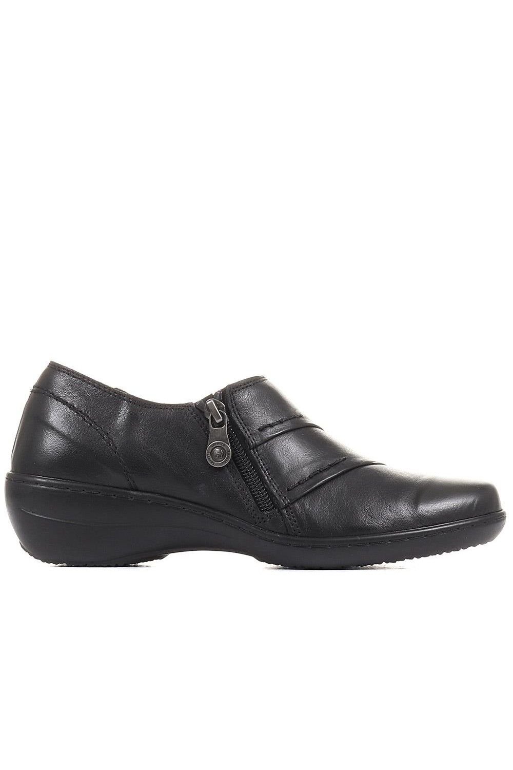 Pavers Pavers Women's Handmade Leather Shoes in Black - 2
