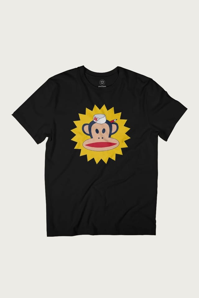 Paul Frank Paul Frank Men's Diner Julius Monkey Waiter T-Shirt in Black - 2