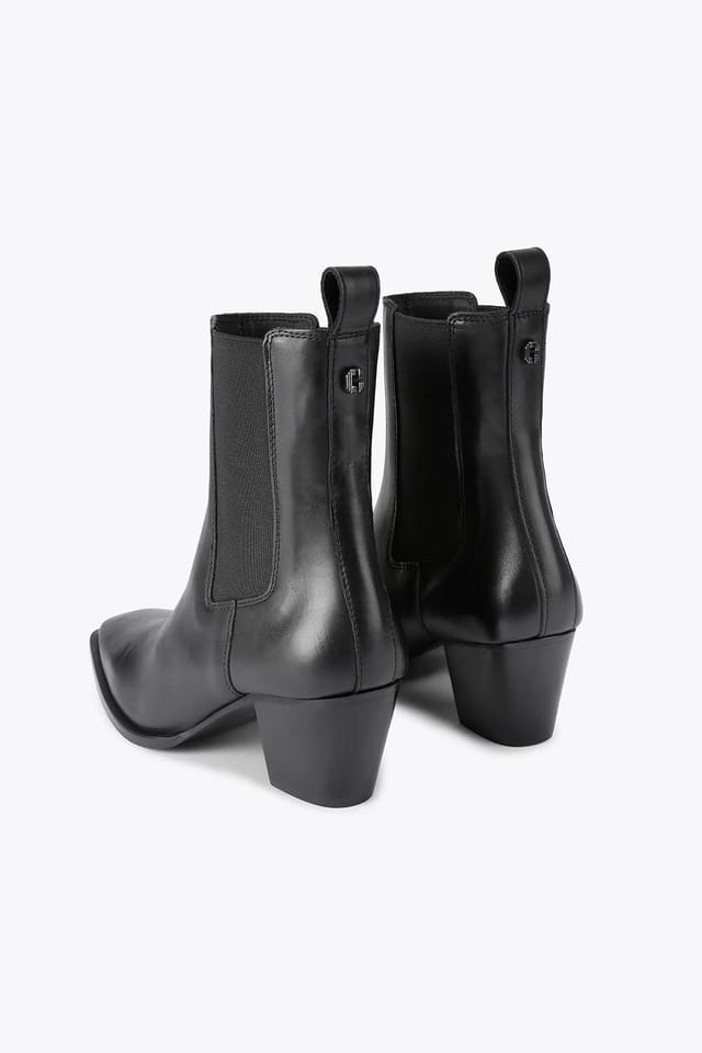 Carvela Carvela Women's 'Riva Ankle' Leather Boots in Black - 3