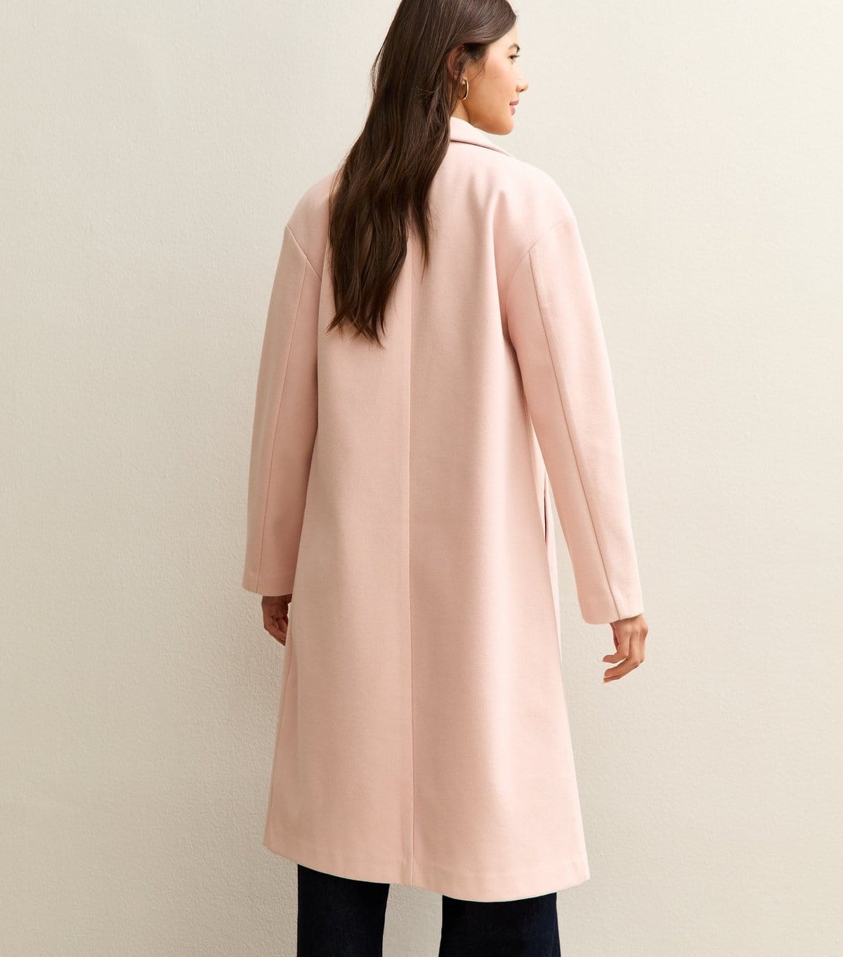 New Look Women's Pink Open Front Longline Coat New Look - 4
