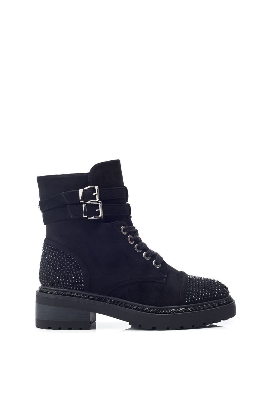 Moda In Pelle Moda In Pelle Women's 'Pailton' Alcantara Ankle Boots in Black