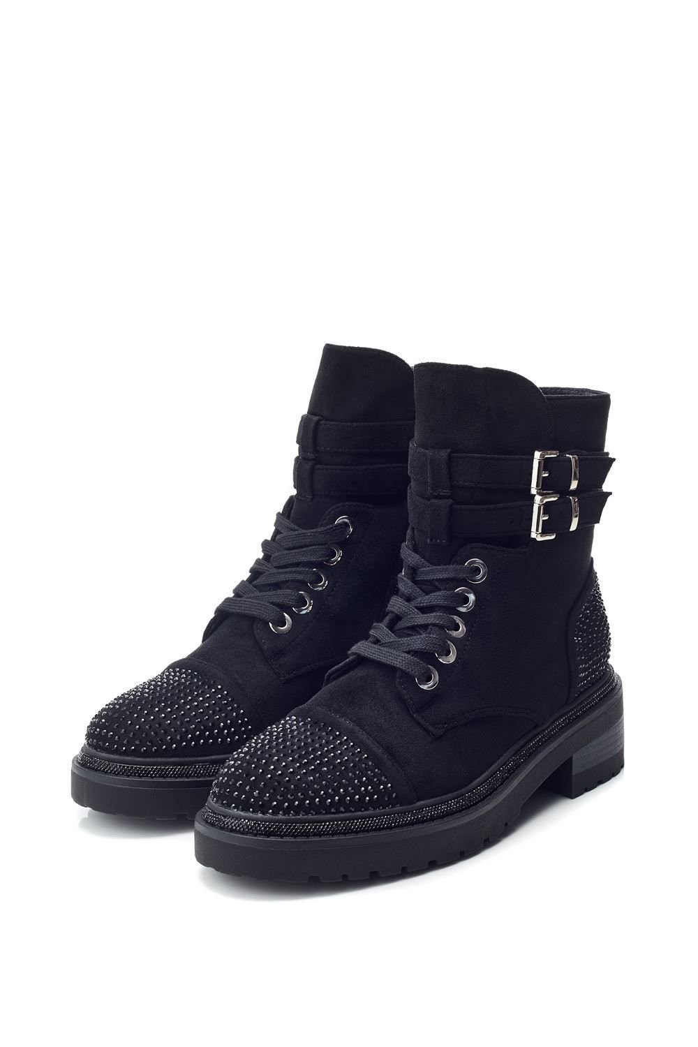 Moda In Pelle Moda In Pelle Women's 'Pailton' Alcantara Ankle Boots in Black - 2