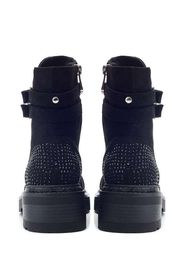 Moda In Pelle Moda In Pelle Women's 'Pailton' Alcantara Ankle Boots in Black - 3
