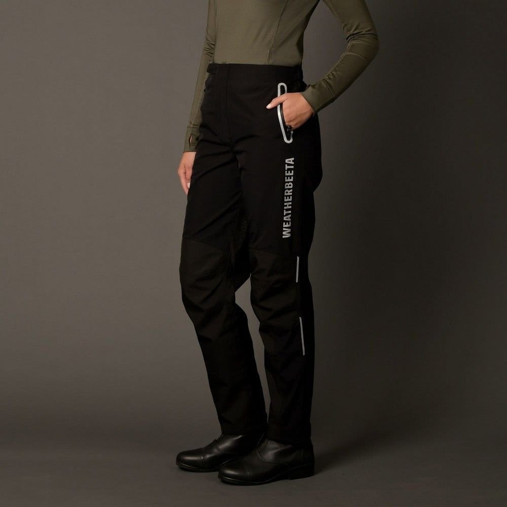 Weatherbeeta Weatherbeeta Women's Rayne Waterproof Over Trousers in Black - 4