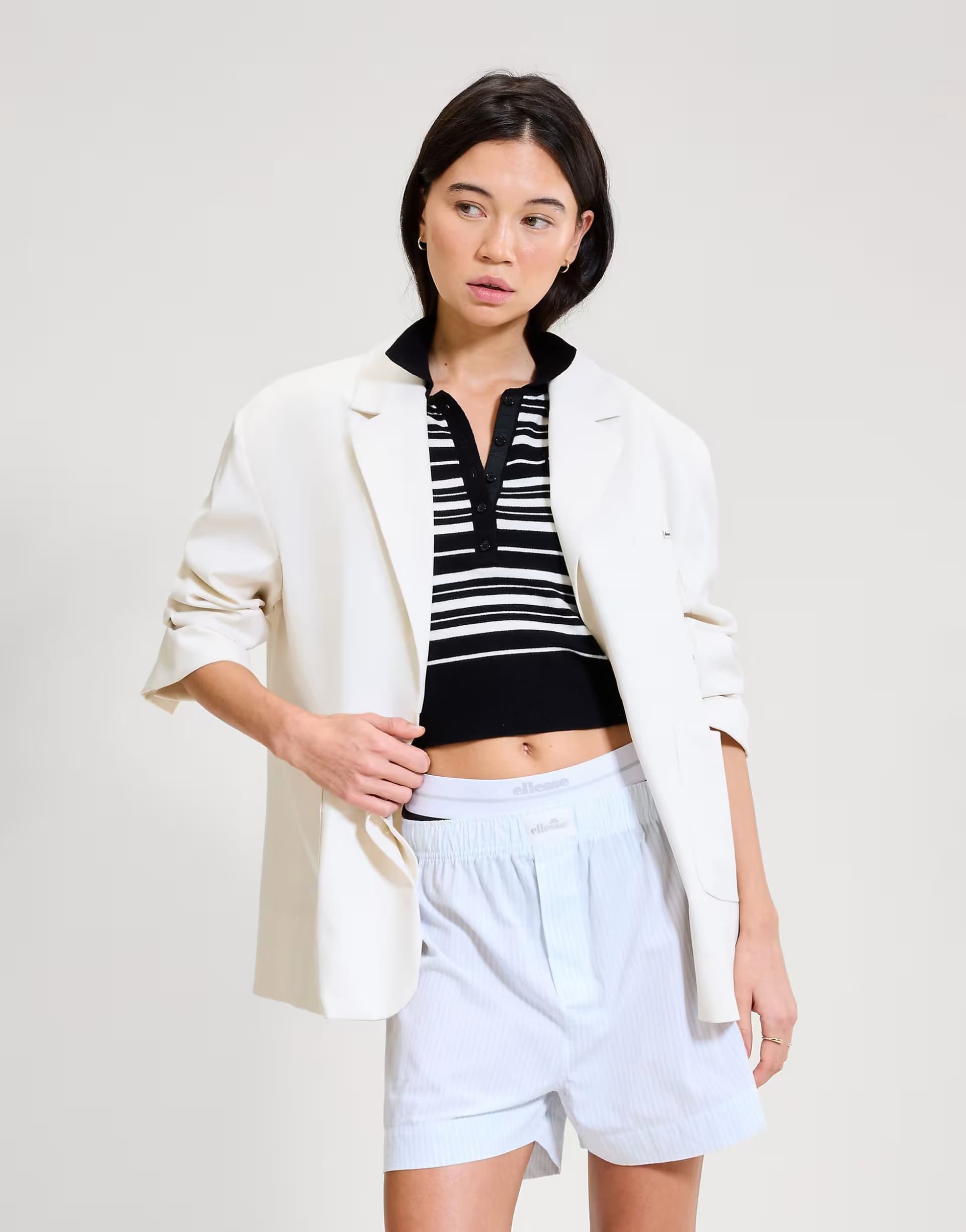 ASOS Ellesse Off-White Tailored Blazer by ASOS