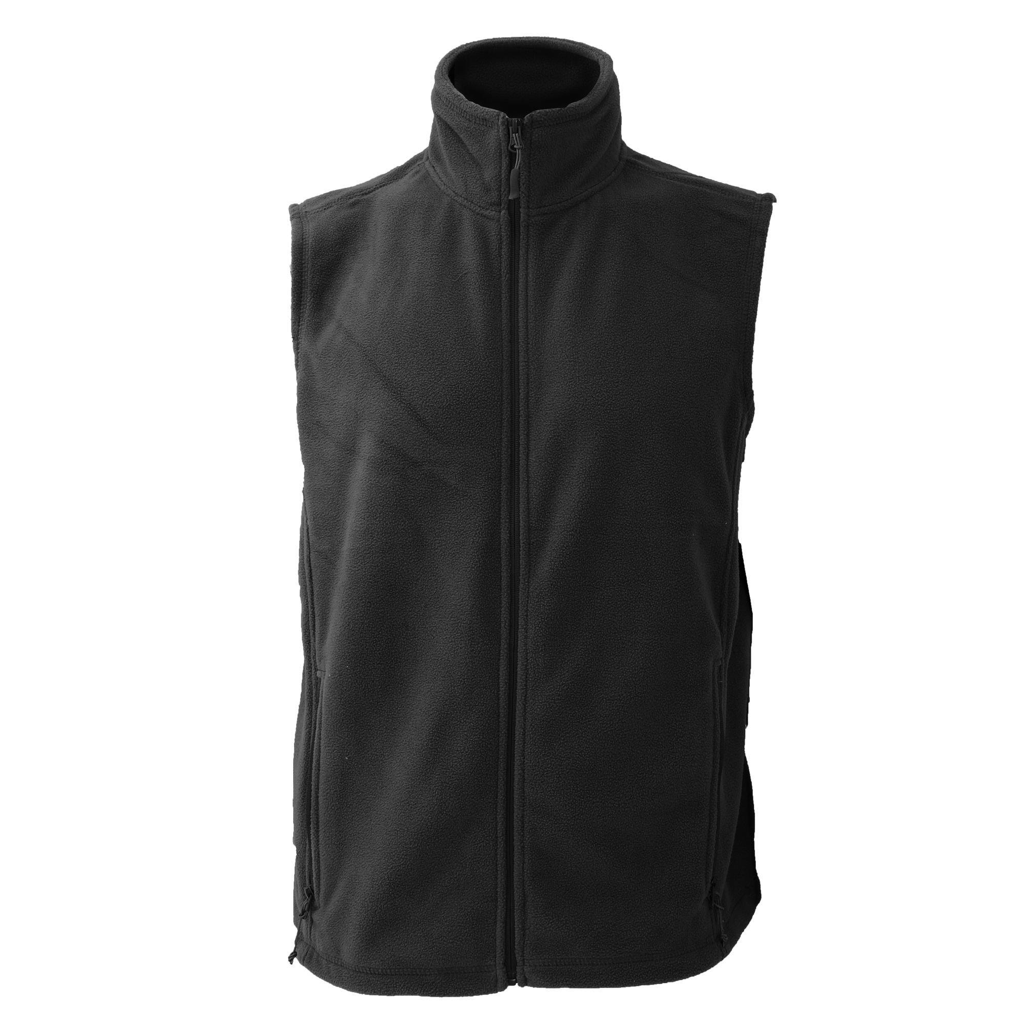 Russel Russel Men's Fleece Gilet Jacket Bodywarmer in Black - 3