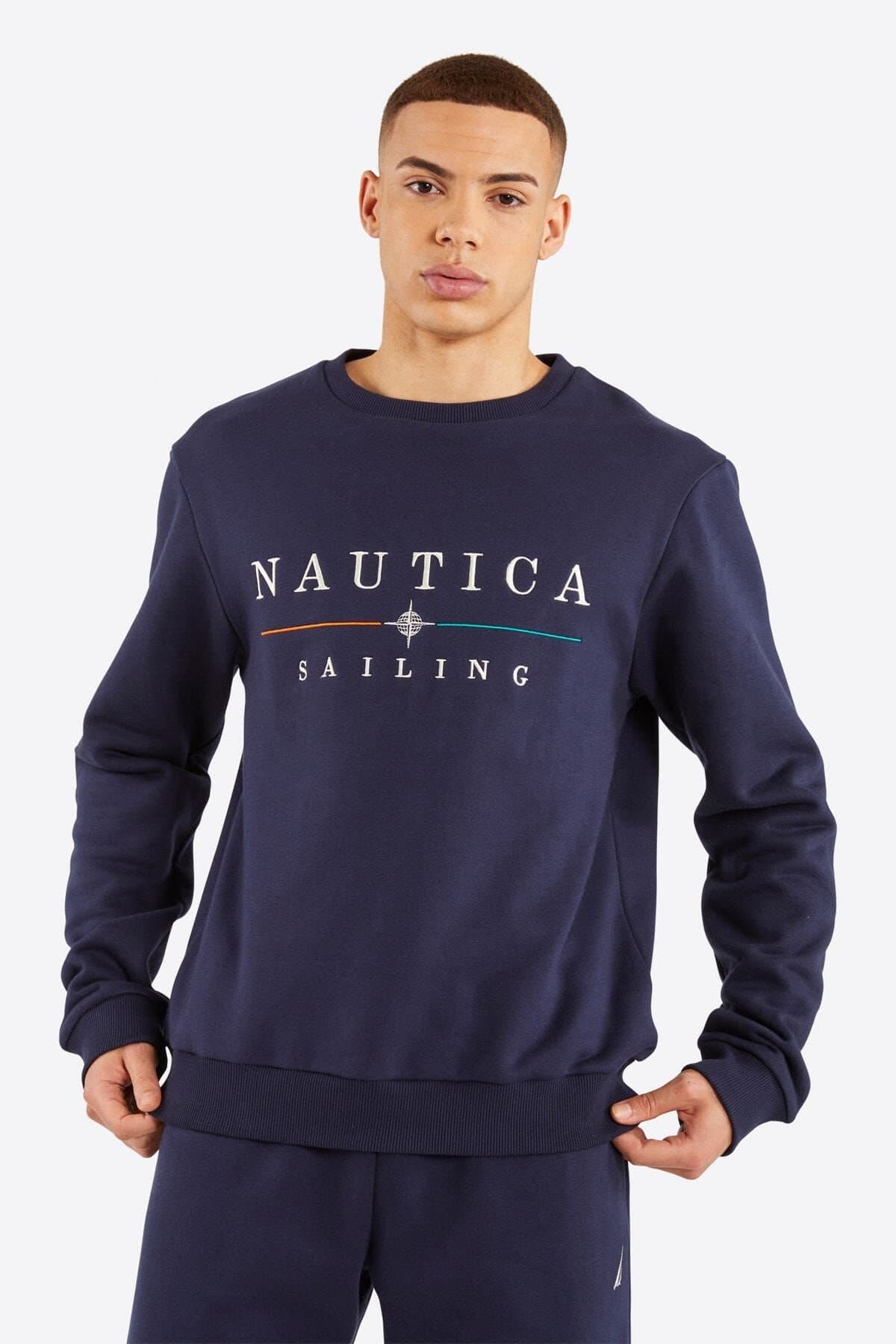 Nautica Nautica Men's 'Rolf' Sweatshirt in Dark Navy