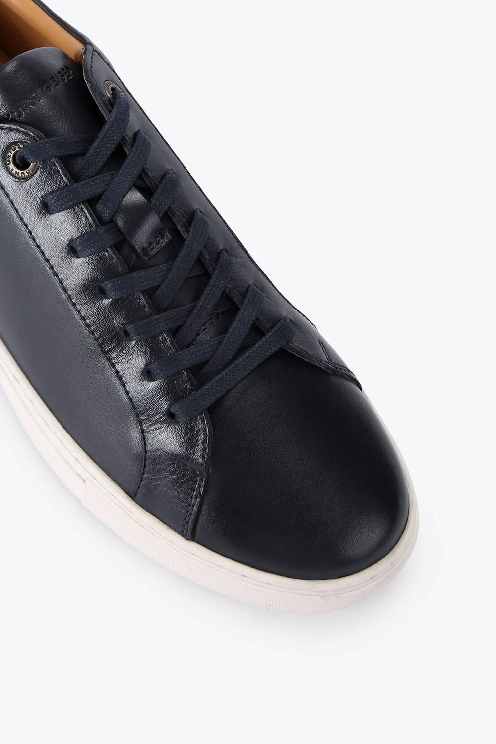 KG Kurt Geiger KG Kurt Geiger Men's 'Fire' Leather Trainers in Navy - 4