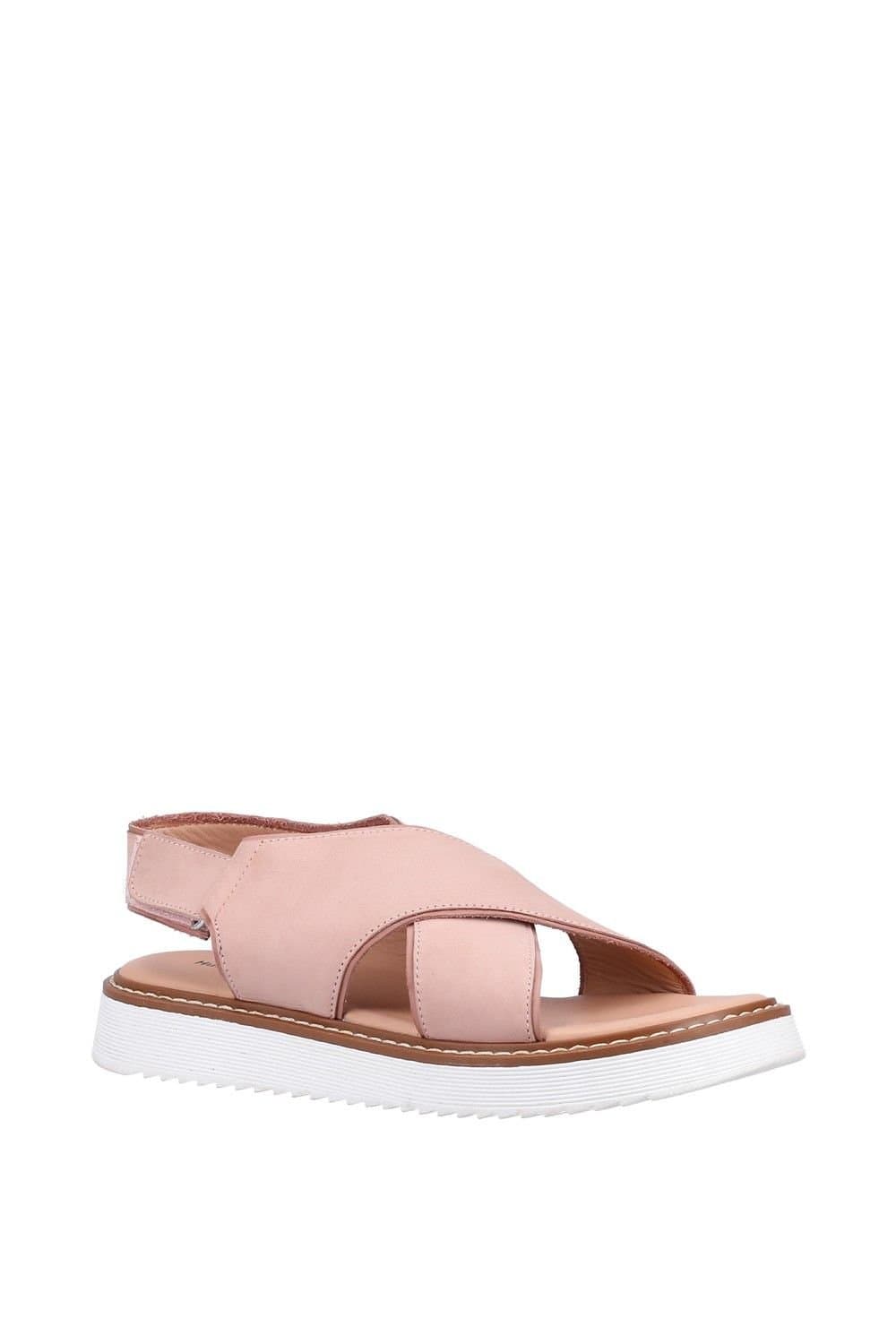 Hush Puppies Hush Puppies Light Pink Leather Sandals