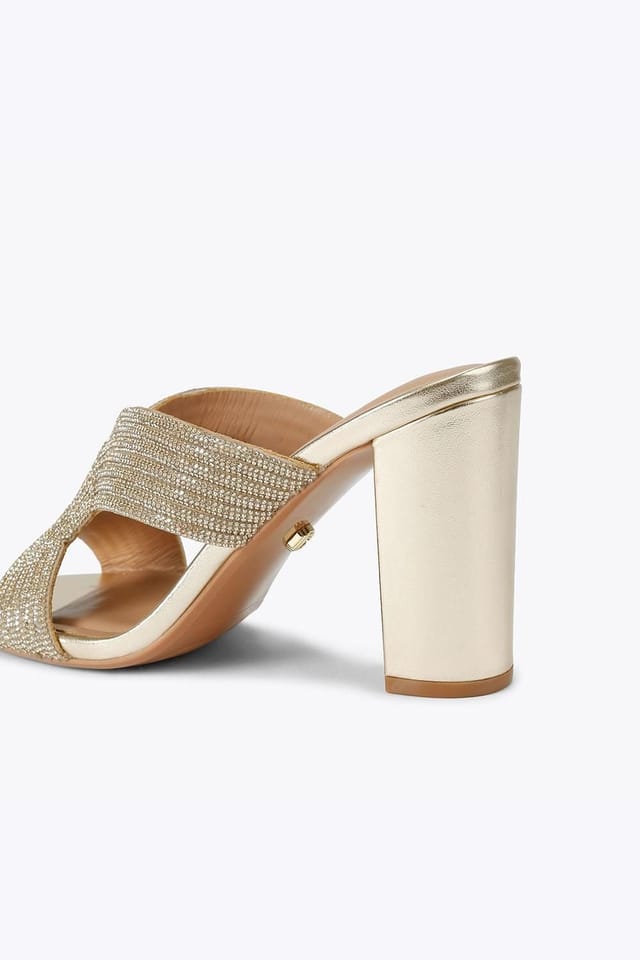 Carvela Carvela Women's 'Paparazzi Block' Heels in Gold - 3