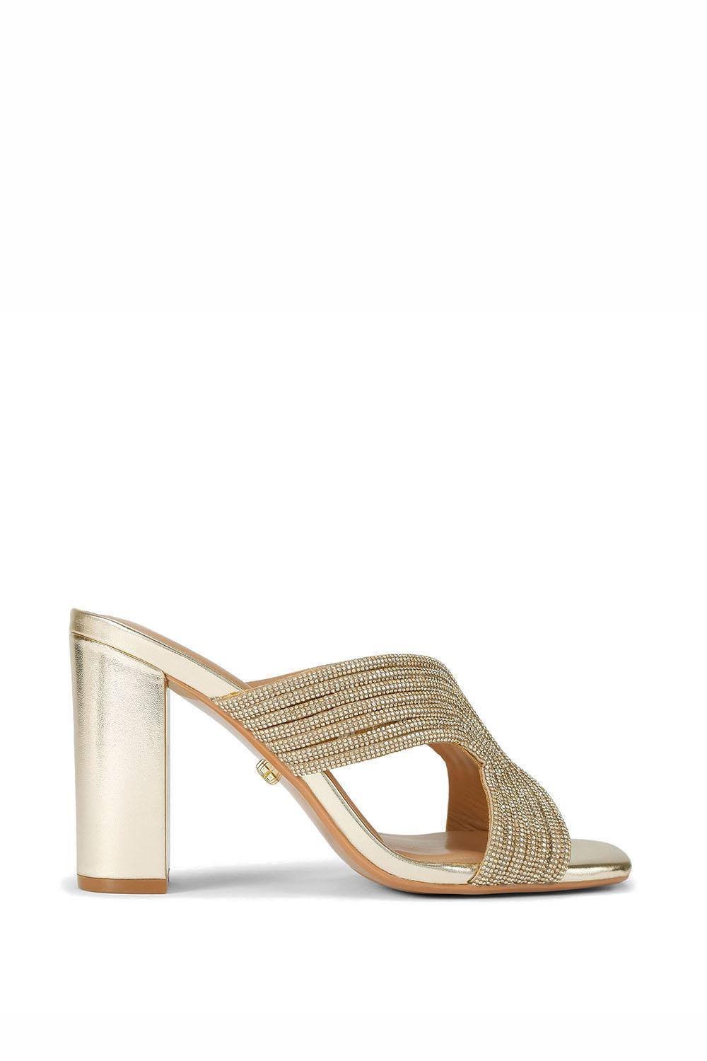 Carvela Carvela Women's 'Paparazzi Block' Heels in Gold - 4