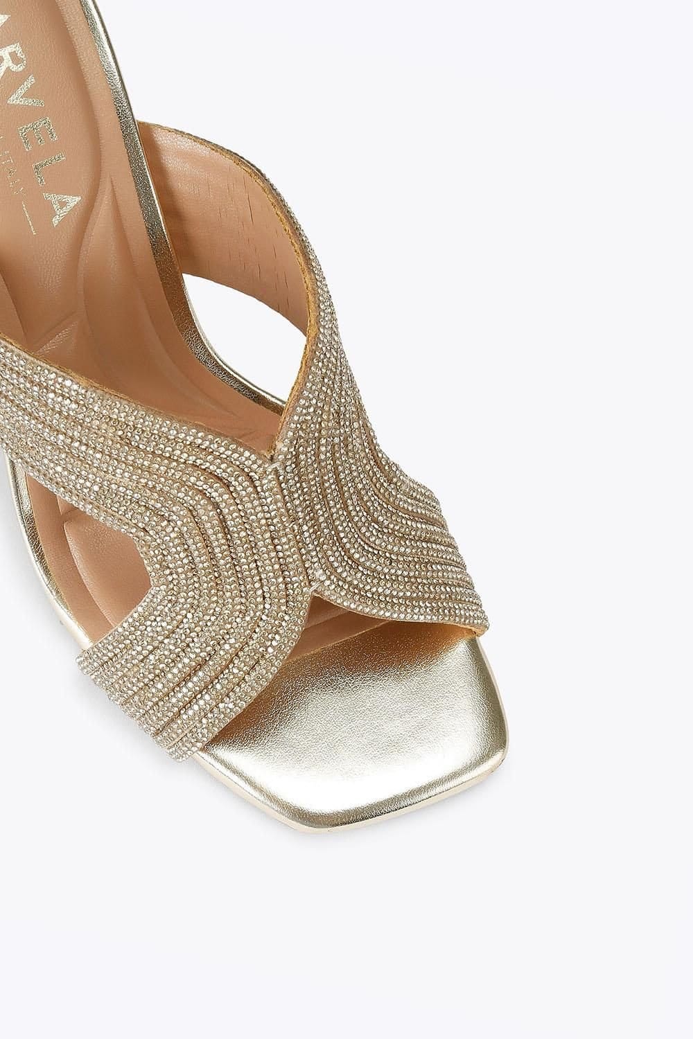 Carvela Carvela Women's 'Paparazzi Block' Heels in Gold - 4