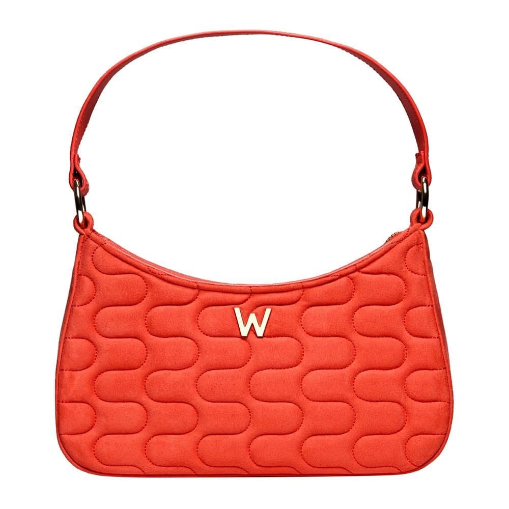 Wolf WOLF Women's Mimi Swirl Shoulder Bag with Scarf in Light Red