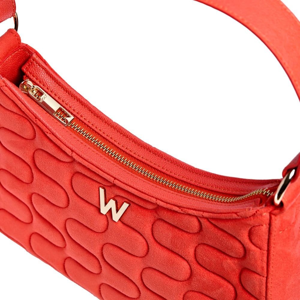 Wolf WOLF Women's Mimi Swirl Shoulder Bag with Scarf in Light Red - 4