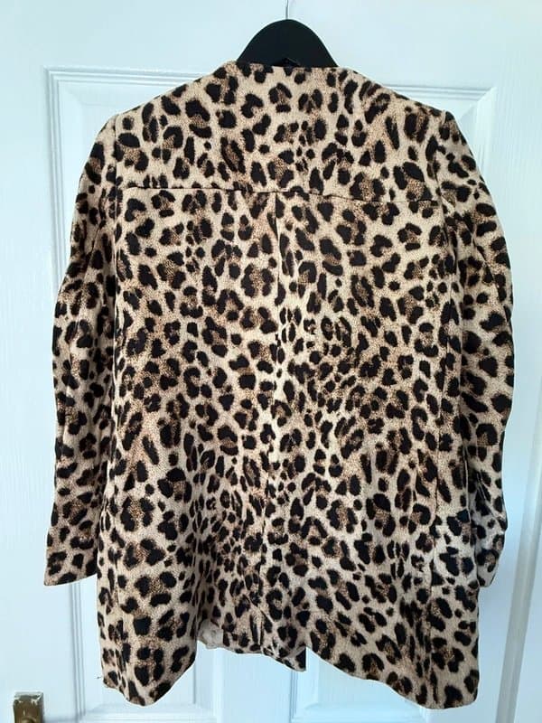 Zara Zara leopard print jacket - size M